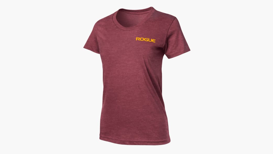 Tia Clair Toomey Women s Shirt 2.0 Heather Cranberry Rogue Fitness Australia